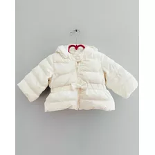 Campera Puffer Inflable Blanca De Bebé Niña Gap (h&m, Mimo)