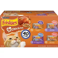 Purina Friskies Turchicken (pavopollo) Variety Pack 40 Latas