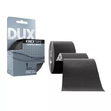 Bandagem/fita Terapêutica Adesiva - Kinex Tape Dux - Preto
