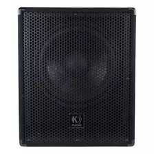 Subwoofer K-audio Sw412a 12-pol Spl 118db Madeira Carpetado