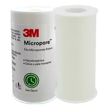 Fita Cirurgica Micropore 3m Branca 100mm X 10 M - 01 Unidade
