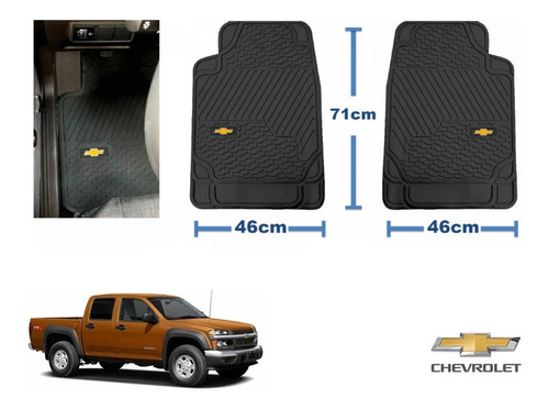 Tapetes Big Truck 3pz Logo Chevrolet Colorado 2004 A 2013 Foto 2