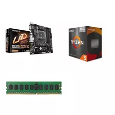 Kit Actualización Amd Ryzen 5 5600g Mb B550m Ram 8gb Kt