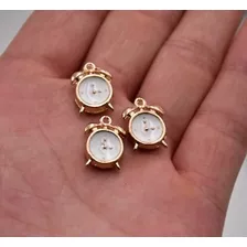 10 Dijes Para Armar Joyeria Reloj Tiempo Charm