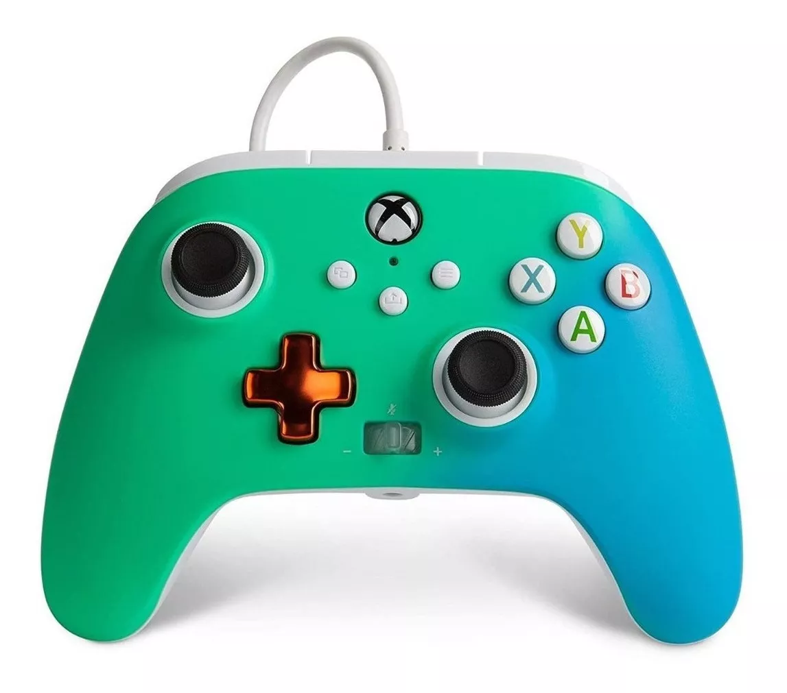 Control Joystick Acco Brands Powera Enhanced Wired Controller For Xbox Series X|s Seafoam Fade