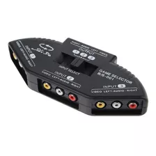 Switch Splitter Divisor Selector Rca 3x1 3 Entradas 1 Salida