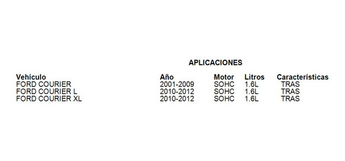 Maza Reparacion Ford Focus 2003 - 2007 2.3l Gonquin Tras Foto 5