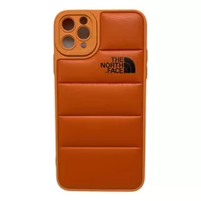 Funda Puffer The North Face Cuerina Para iPhone 11 12 13 14 