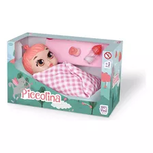 Boneca Piccolina Infantil Sonequinha Pupee Com Mamadeira