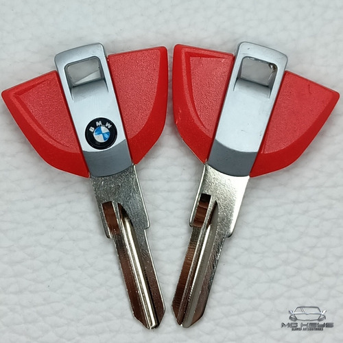 Llave Motocicleta  Bmw 310gs 310r Virgen Roja + 1 Logo Extra Foto 3