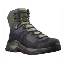 Bota Salomon Quest Element Gtx Verde/preto Masculino