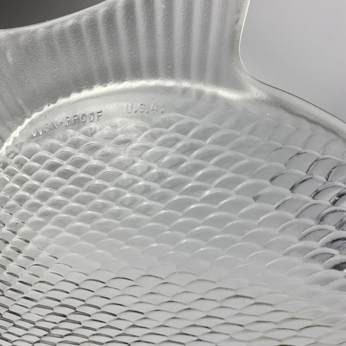 Travessa Peixe Em Vidro Fosco Made In Usa 40cm Branco 5