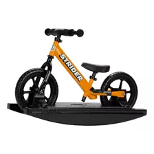 Strider Bicicleta Deportiva De 12 Pulgadas (naranja) + Base