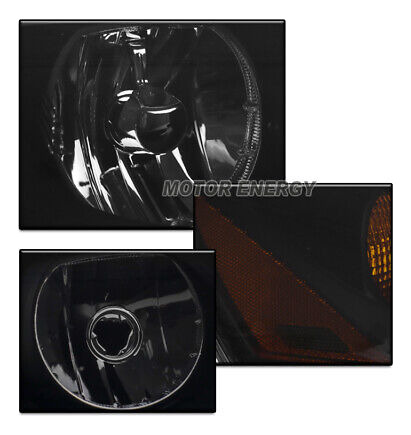 For 05-10 Pontiac G6 Black/smoke Headlight Lamp W/bumper Nnc Foto 3