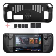 Capa Case Tpu Premium Steam Deck+ Protetor+ Pelicula Vidro