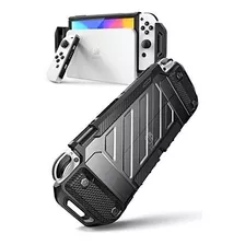 Nintendo Switch/oled Funda Protectora Antigolpes Negro