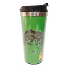 Copo C\tampa Marvel Comics Vingadores Hulk 18cm 450ml Novo..