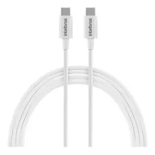 Cabo Usb-c 1,2m Pvc Branco Intelbras Eucc 12pb