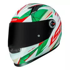 Capacete Ls2 Ff358 Draze White/green/red