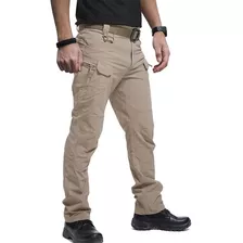 Pantalones Tácticos Militares Impermeables Cargo Hombre Ix7