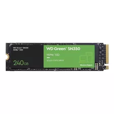 Ssd Nvme M.2 Green 240gb Sn350 2400mbps Western Digital - Wd