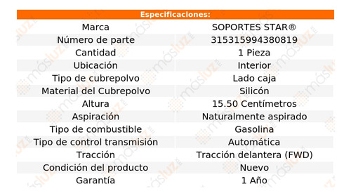 (1) Cubre Polvo Lado Caja Int Cutlass C V6 3.3l 90 S Star Foto 2