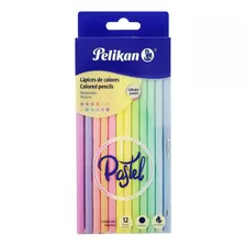 Lápices De Colores Pastel Pelikan - Unidad