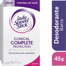 Lady Speed Stick Clinical Desod. Complete Protection X 45 G