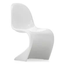 Silla Phanton Replica De Fibra De Vidrio 40x48x83cm Blanco