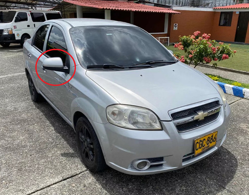 Espejo Chevrolet Aveo Emotion 2006 - 2014 Izquierdo Foto 4