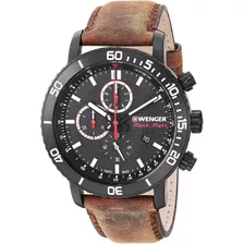 Reloj Hombre Wenger 01.1843.10 Cuarzo Pulso Marrón Just Watc