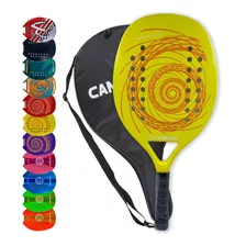 Raquete Beach Tennis Camewin Original Carbono 3k Com Capa