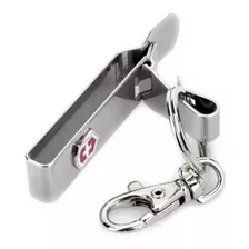 Llavero Victorinox Metálico En Acero Y Clip Para El Cinturón