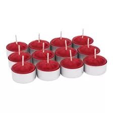 30 Velas Rechaud Com Vaso Aluminio Aroma Flor De Laranjeira 