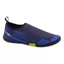 Sapatilha Aquática Hibrida Neoprene Pesca Praia Bike Azul