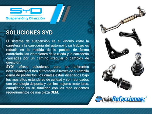 Par Amortiguadores De Cofre Mercury Mountaineer 97-01 Syd Foto 4