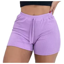 Shorts De Malha Crepe Feminino C\ Bolsos Promoção 