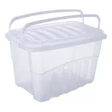 Caja Plastica Organizadora Con Manija Revatible Plasutil