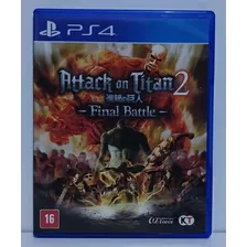 Attack On Titan 2 Final Battle Ps4 Mídia Física Impecável 