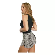 Short Animal Print Para Mujer Cintura Regular Primark 3486