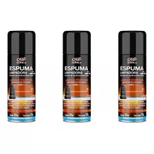 Kit 3 Espumas Limpadora Limpa Estofados 300ml 209g Orbi