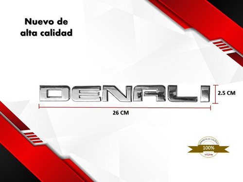 Emblema Lateral Gmc Denali Lado Izquierdo Foto 6