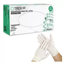 Guante Examinación Tresor C/polvo X 100 Un. (grado Médico)