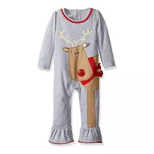 Mud Pie Baby Girl Holiday Juego De Ropa Una