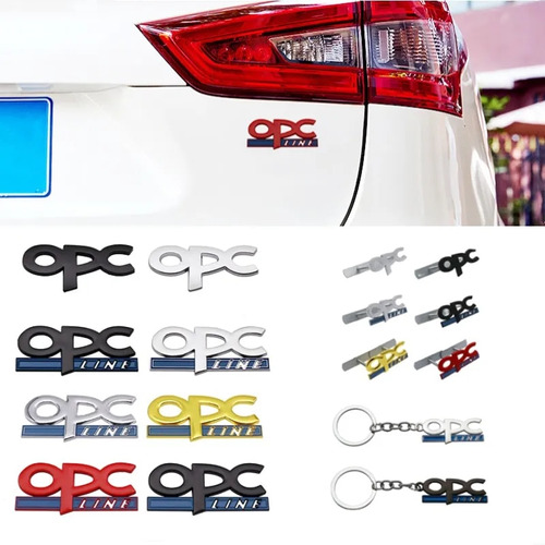 Adhesivo Metlico Con El Emblema De Opc Line Para Opel Insig Foto 2