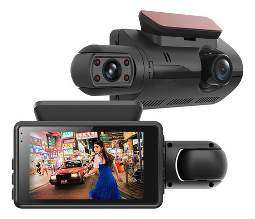 Foto de 2024 Cmara Dash Cam Hd Vdeo Frontal Automvil Doble Lente