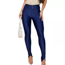 Calça Feminina Prada Original Ziper Tratorado E Bolsos