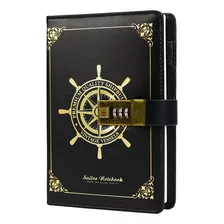 Agenda De Cuero Con Candado Diario Personal 150 Hojas A5