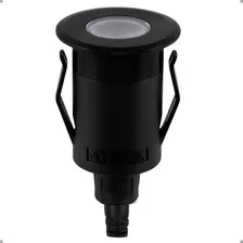 Balizador De Solo Way Up Led 1w 3000k Ip67 80lm Stl21711pto Cor Da Estrutura Preto