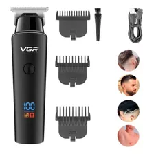 Maquina De Cortar Barba Cabelo Vgr-937 Display Digital